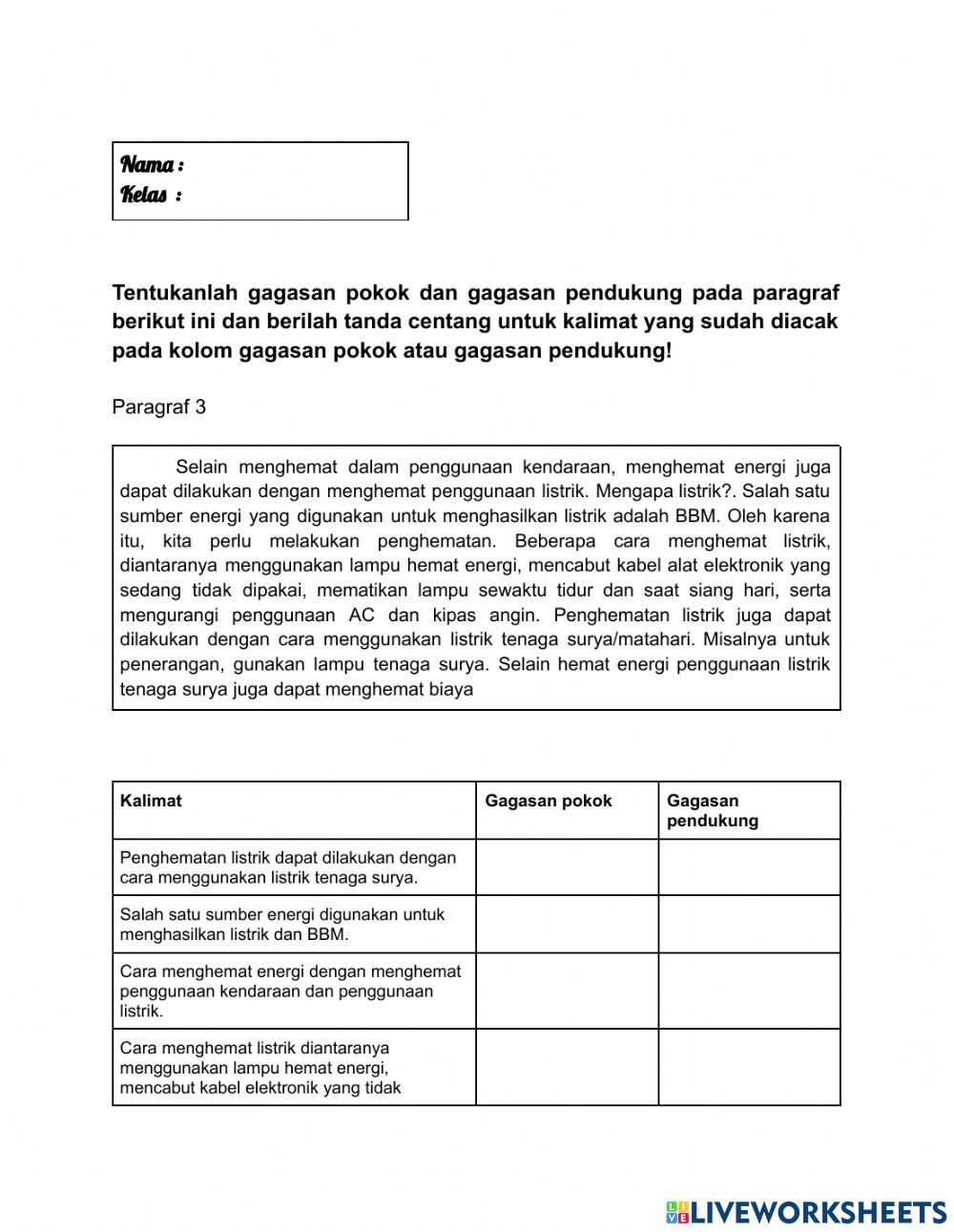 Menemukan Inti Cerita: Menguasai Gagasan Pokok dan Gagasan Pendukung untuk Siswa Kelas 4