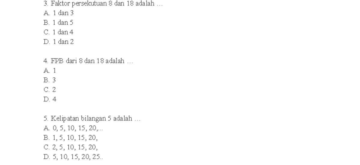 Menguasai FPB dan KPK: Kunci Sukses UAS Matematika Kelas 4