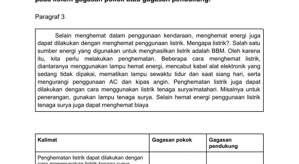 Menjelajahi Harta Karun Tersembunyi dalam Bacaan: Mengenal Gagasan Pokok dan Gagasan Pendukung