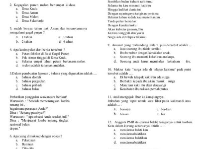 5 Contoh Soal Essay Bahasa Indonesia Kelas 6 Semester 1 yang Wajib Dikuasai Tahun 2026