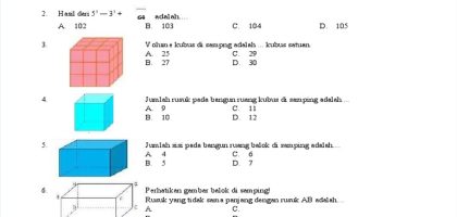 Soal PAT Matematika Kelas 5 Semester 2 Panduan Lengkap Persiapan dan