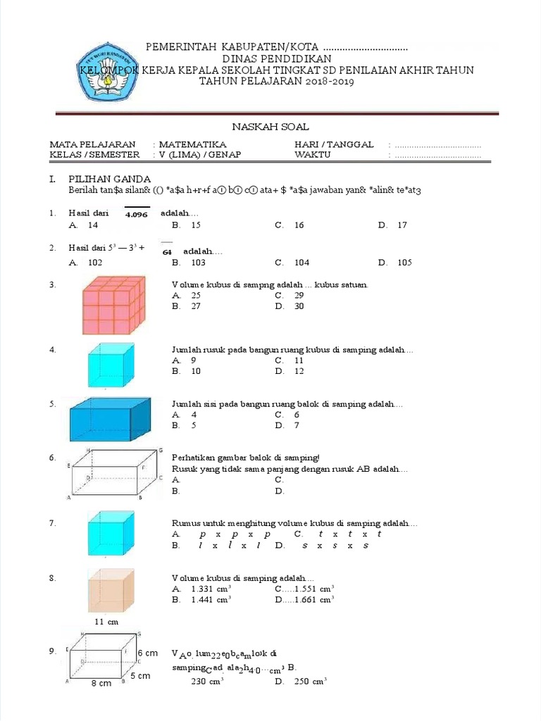 5 Fakta Mengejutkan Soal PAT Matematika Kelas 5 Semester 2 PDF 2026 yang Wajib Guru Tahu