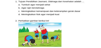 Soal PJOK Kelas 5 Semester Genap PDF