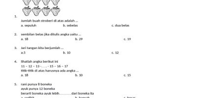 Persiapan Jitu Menghadapi UAS Soal dan Kunci Jawaban Kelas 3 SD