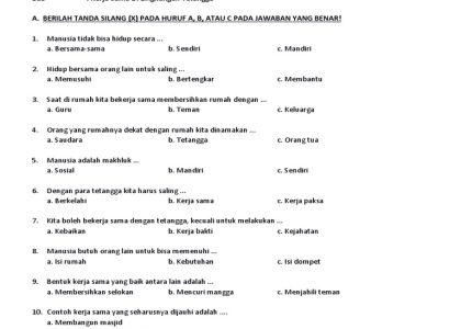 Rahasia Jawaban Soal IPS Kelas 2 SD Semester 2 Tahun 2026