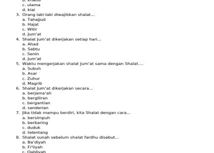 Ternyata 5 Soal Fiqih Kelas 3 Semester 1 Ini Paling Sering Bikin Siswa Bingung di 2026