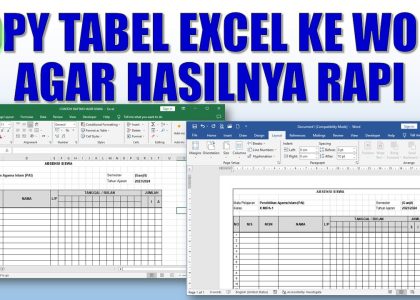 3 Cara Mengubah Angka di Tabel Excel ke Word Tanpa Ribet yang Jarang Diketahui di Tahun 2026