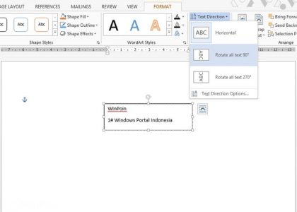 3 Cara Mudah Mengubah Arah Teks di Word 2007 yang Jarang Diketahui