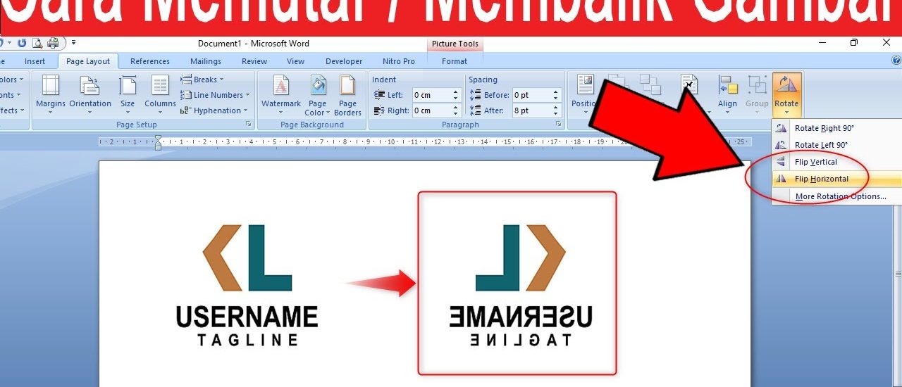 5 Cara Mengubah Arah Gambar di Word, Ternyata Semudah Ini Tanpa Ribet