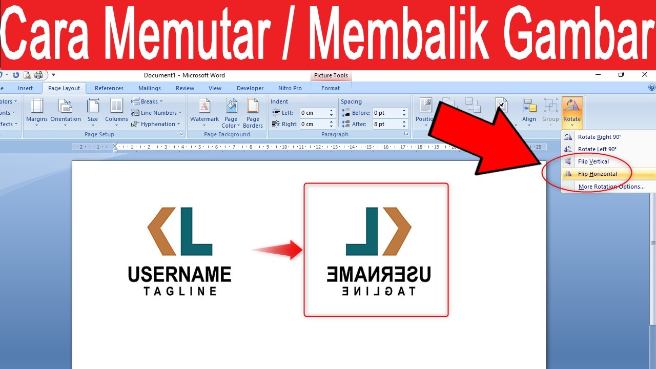 5 Cara Mengubah Arah Gambar di Word, Ternyata Semudah Ini Tanpa Ribet