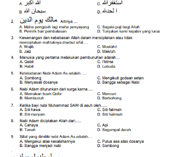 5 Contoh Soal Mid Kelas 6 Semester 1 Agama Buddha K13 yang Wajib Dikuasai Siswa