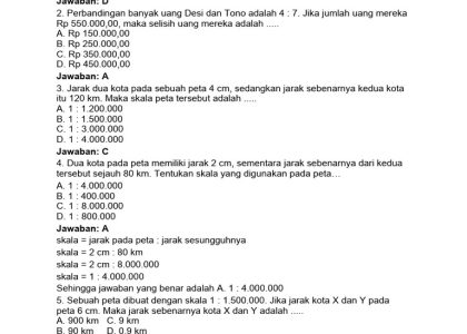 5 Contoh Soal Mid Semester 1 Kelas 7 Matematika Kurikulum 2013 yang Wajib Dikuasai Siswa