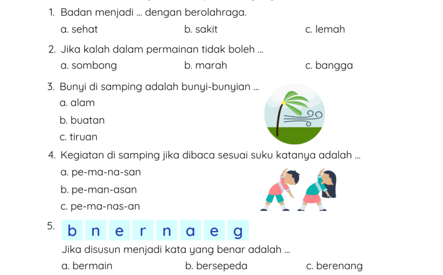 5 Rahasia Tersembunyi Soal Pilihan Ganda Kelas 1 SD yang Wajib Tahu di 2026