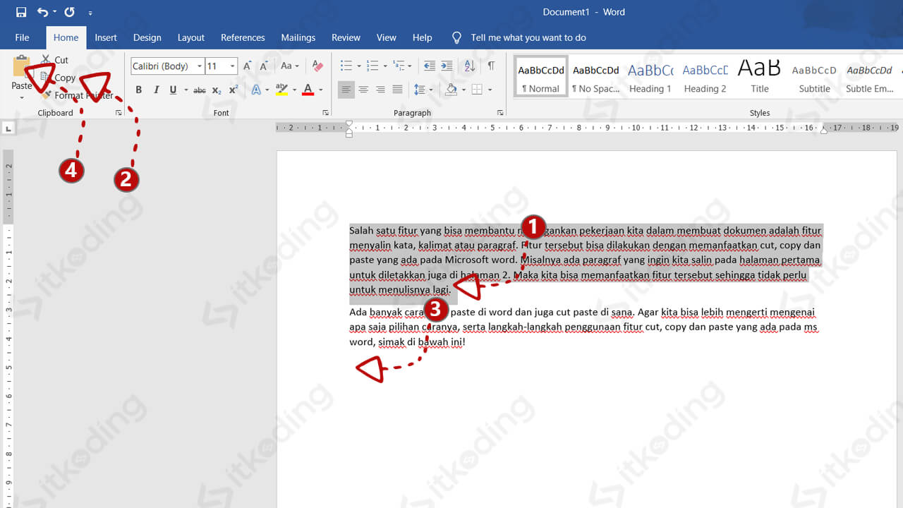 Copy Paste Shortcut Word How to Copy and Paste on Microsoft Word CKXA