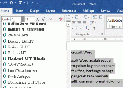 7 Cara Mengubah Asian Text Font pada Word Menjadi Font Biar Tulisan Rapi dan Profesional