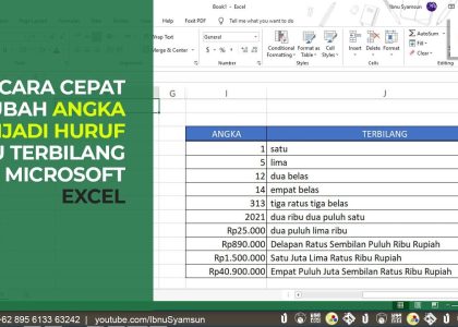 7 Cara Mudah Mengubah Angka di Excel Menjadi Word, Ternyata Semudah Ini!