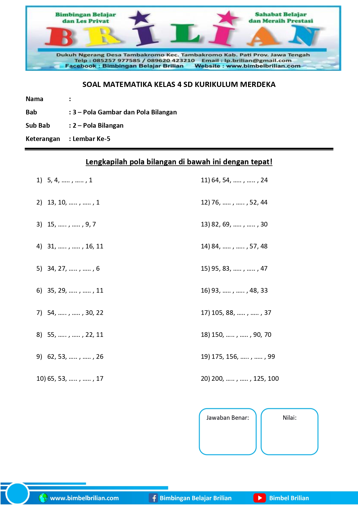 7 Contoh Soal Ujian BIPA Kelas 4 SD yang Wajib Dikuasai Sebelum Terlambat 7 Contoh Soal Ujian BIPA Kelas 4 SD yang Wajib Dikuasai Sebelum Terlambat
