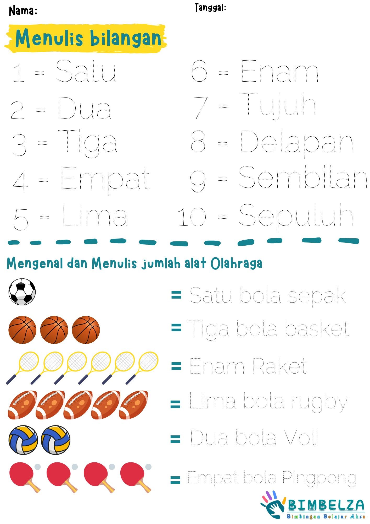 Pengertian Nama Bilangan 1 Sampai 20 dalam Matematika - Halopadang id Pengertian Nama Bilangan 1 Sampai 20 dalam Matematika - Halopadang id