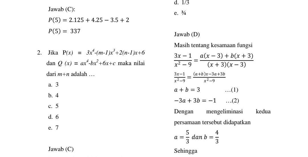 Rahasia 5 Soal Matematika Kelas 11 Semester 1 dan Jawabannya yang Paling Sering Salah 2026