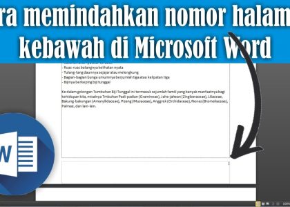 Ternyata Mudah! 3 Cara Mengubah Atas Bawah Page Number di Word yang Jarang Diketahui