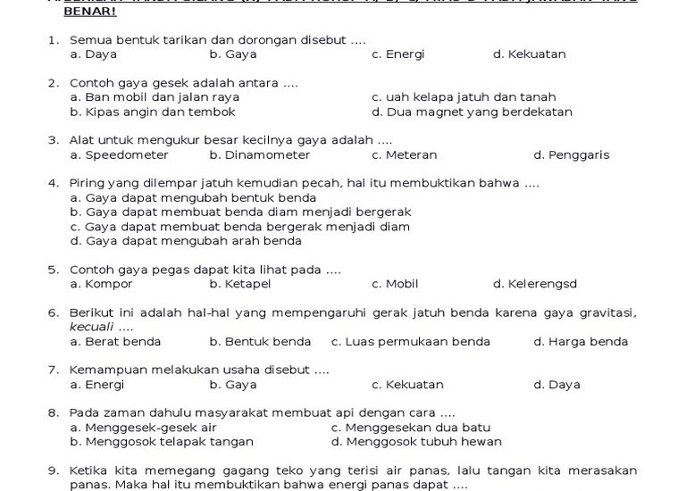 35 Contoh Soal Mid IPA Kelas 6 Semester 1 Terbaru 2026 Beserta Kunci Jawaban UTS UAS yang Wajib Dikuasai