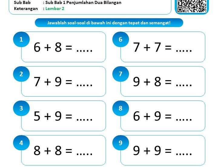 Inilah 5 Contoh Soal Mid Kelas 1 SD Matematika Kurikulum Merdeka yang Wajib Dikuasai Sebelum Ujian Tengah Semester 2026