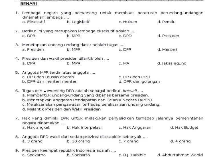 Wajib Tahu 7 Contoh Soal Ujian Akhir Semester Kelas 4 PKN Semester 2 Tentang Norma di Masyarakat