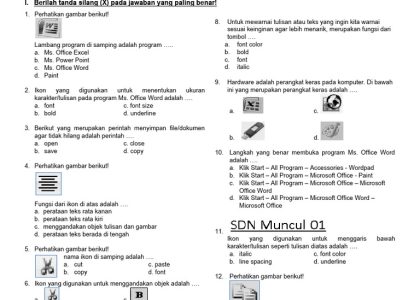 Inilah 35 Contoh Soal UAS TIK Kelas 4 SD Semester Genap yang Wajib Anak Kuasai Sebelum Terlambat