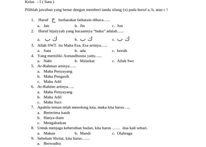 10 Contoh Soal Ujian Akhir Semester Kelas 4 PKN Ternyata Mudah Dipahami Siswa Jika Tahu Trik Ini