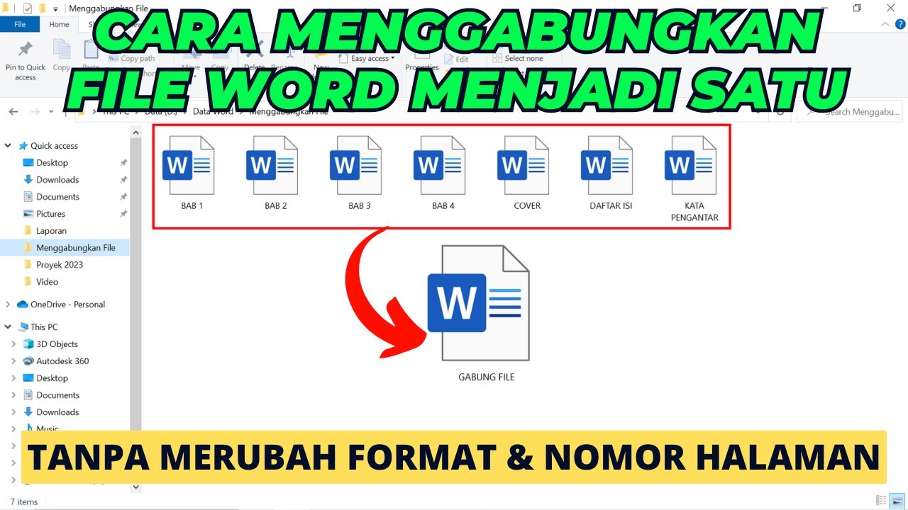 Terbukti Cara Menyatukan File Word Tanpa Mengubah Halaman Online dalam 5 Langkah Praktis