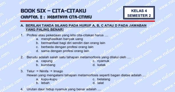Wajib Tahu Rahasia Menjawab soal tema 6 sub tema 2 kelas 4 Agar Nilai Sempurna